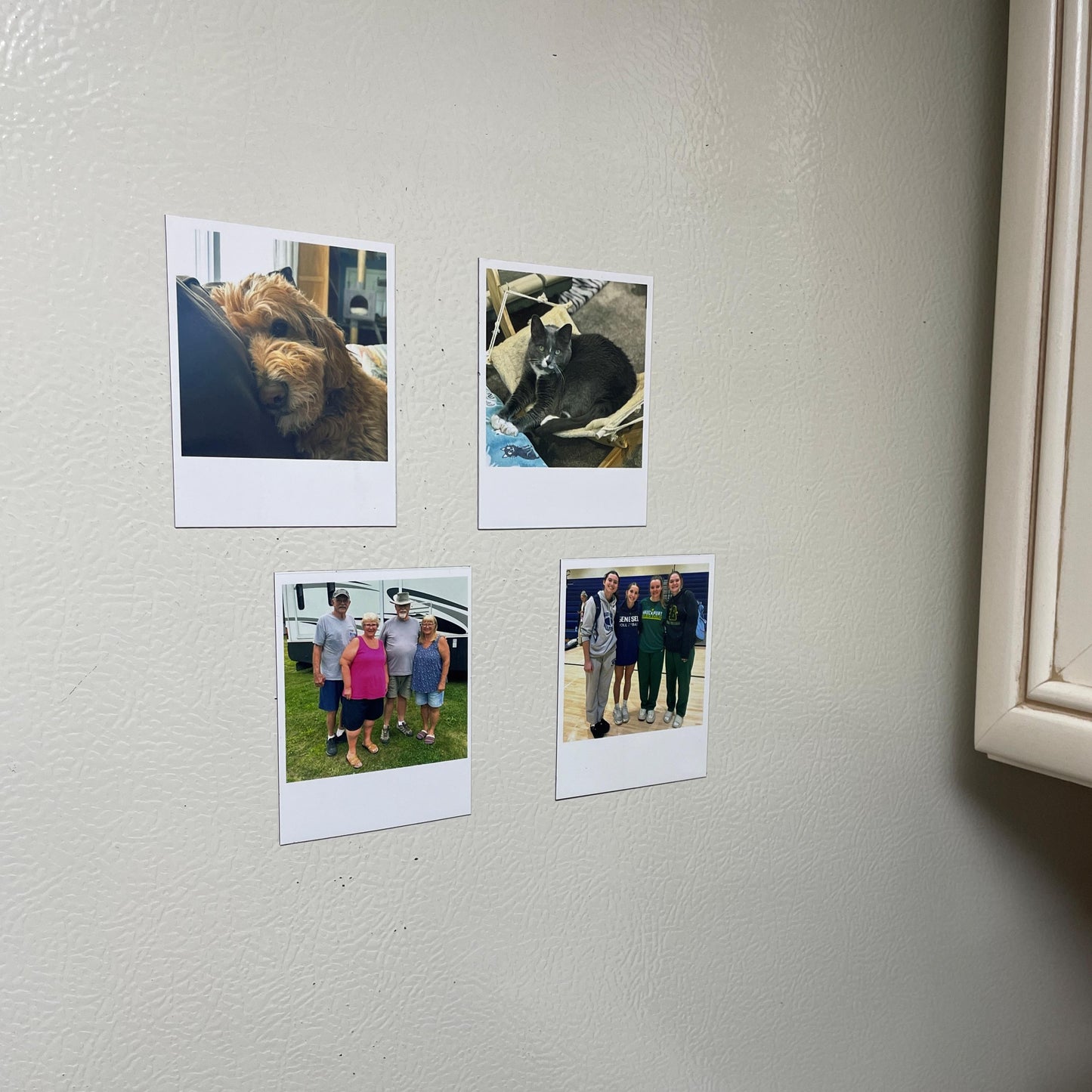 Retro Polaroid Style Photo Magnets