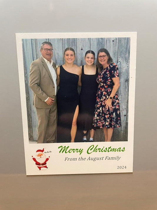 Christmas Card Photo Magnets