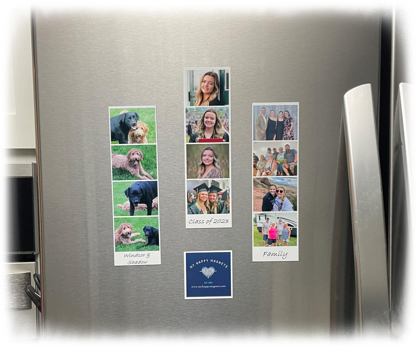 Photo Booth Style Photo Magnets